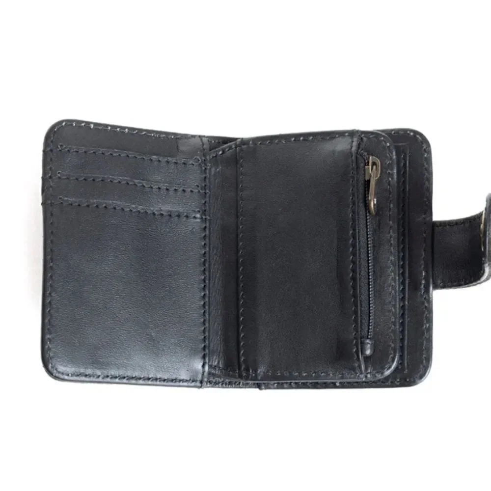 Myra Prairie Meadows Wallet in Frosted Ebony